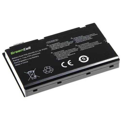 Green cell Baterija za Fujitsu Siemens Amilo XI2428 / XI2528 / XI2550 / PI2450, črna, 4400 mAh
