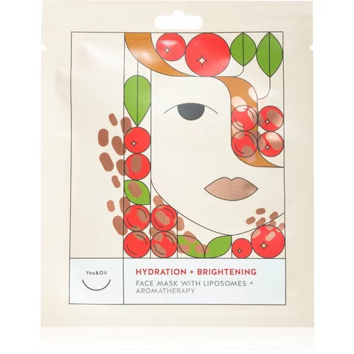 You&Oil Hydration & Brightening Sheet maska za sjaj i hidrataciju 25 ml