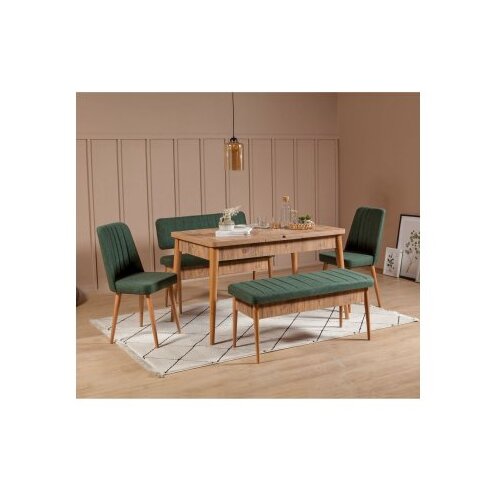 Woody Fashion vina Bench Green, Atlantic Atlantic PineGreen Bench Cene