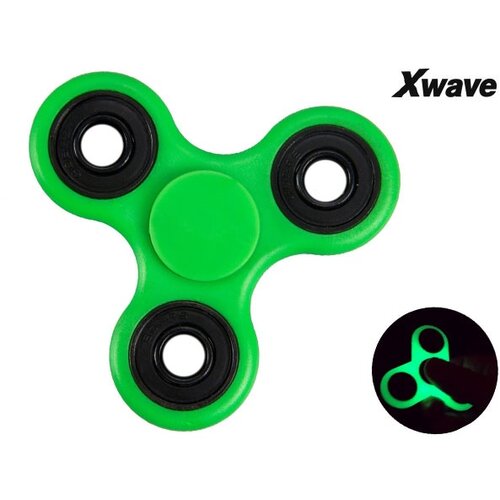 X Wave Spinner triangle svetleci u mraku Green Slike