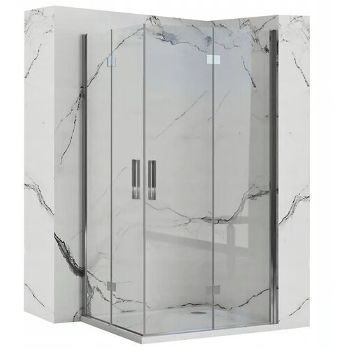 Rea Tu&amp;scaron; kabina Molier Chrome Double 90x100 Slike