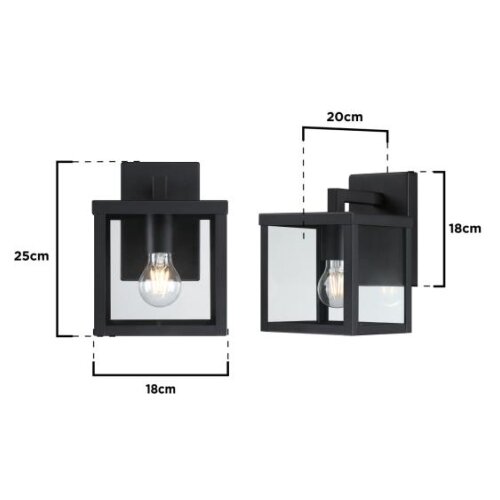 Westinghouse 6124240 - Spolja&amp;scaron;nja zidna lampa QUEENSLAND 1xE27/60W/230V IP44 Slike