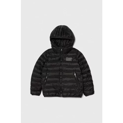 Ea7 Emporio Armani Dječja jakna boja: crna