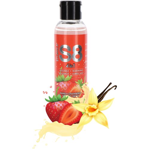 Stimul8 4in1 Dessert Kissable Warming Massage Lubricant Vanilla Strawberry Whipped Cream 125ml Cijene