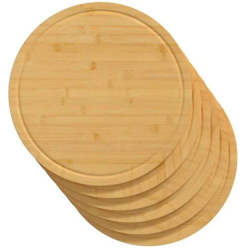  Daske za rezanje 6 kom &amp;Oslash; 30 x 1,5 cm cm od bambusa Slike