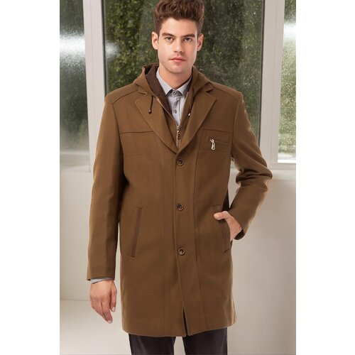 Dewberry PLT8354 SLIM-FIT COAT-LIGHT CAMEL Cene