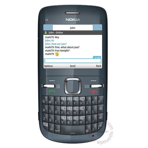Nokia C3 mobilni telefon Slike