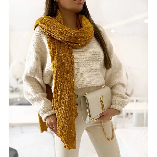 Gemre Yellow polka dot scarf Khalil Slike