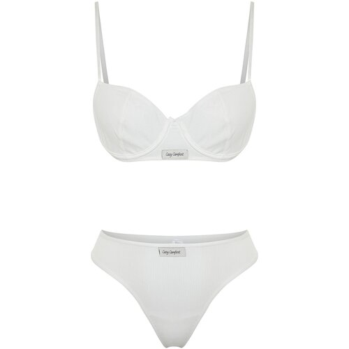 Trendyol Ženski set donjeg ve&scaron;a Thmss24Cc00029, Beli Cene