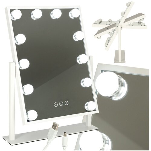  Ikona KX3942 LED kozmetično ogledalo Hollywood 30 &times; 40 cm Cene