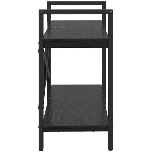  Polica Crni hrast 100 x 33,5 x 64 cm Konstruirano drvo Slike