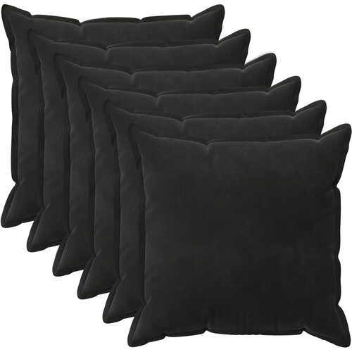  Presvlaka za jastuk 6 pcs HOUTEN Crna 80 x 80 cm Bar&scaron;un Cijene