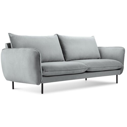 Cosmopolitan Design Svetlo siv žameten kavč Vienna, 160 cm Cene