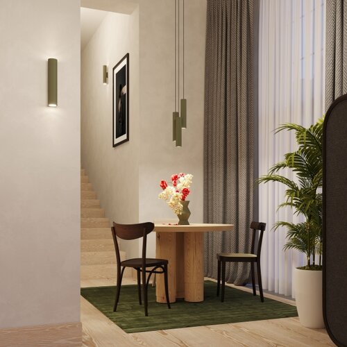 Sollux Lighting Sollux SL.1487 - Luster na sajli LAGOS 3xGU10/10W/230V zelena Slike