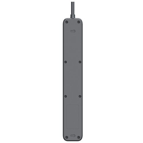 Tracer Produzni kabl 5m 4 uticnice sa 3 USB porta sa prenaponskom zastitom i prekidacem grafit TRALIS47685 Slike
