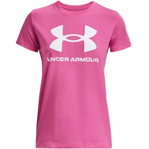 Under Armour LIVE SPORTSTYLE GRAPHIC SS Ženska majica, ružičasta, veličina