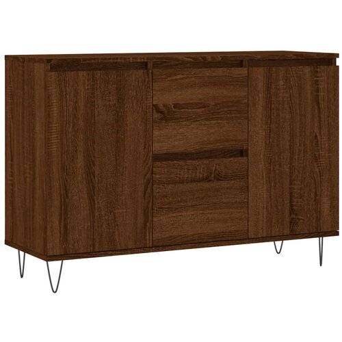 Maison Chic Komoda - Predalnik rjavi hrast 104x35x70 cm inženirski les, (21718339) Slike