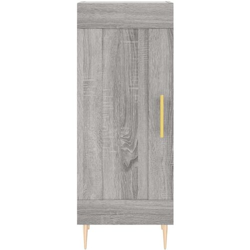 vidaXL Komoda siva sonoma 34,5x34x90 cm inženirski les Cene