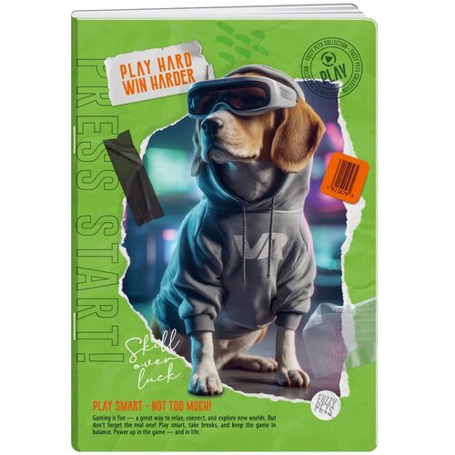 Play Premium 60, sveska sa UV lakom, 60 listova, Fuzzy pets - odaberite motiv Cene