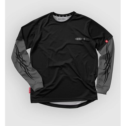 Loose Riders Neo Tribe Long Sleeve Jersey black grey Cene
