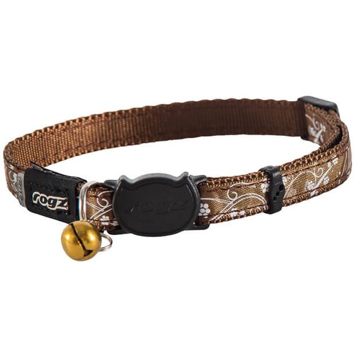 Rogz SafeLoc Buckle Collar 11 mm - ogrlica za mačke (20&ndash;31 cm) Bronzana Cene