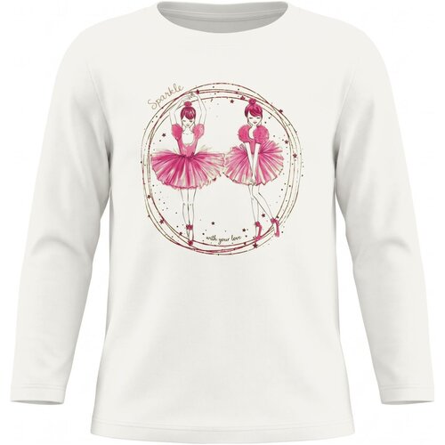 Lucky Kiddo majica DR LK-KGT LS 2_26 F 033080 D bela 98 Slike