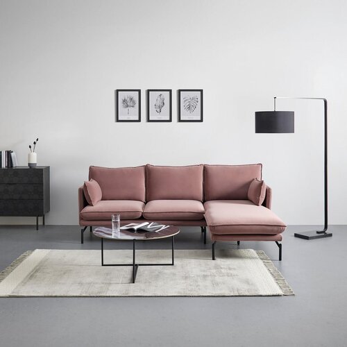 Bessagi Home sedežna garnitura rosa, oblika l Slike