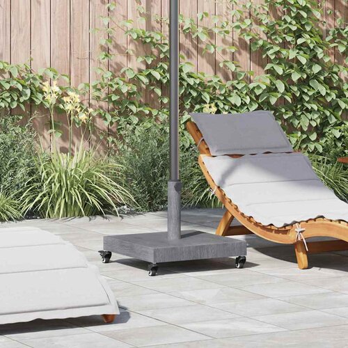 VidaXL Osnove za vanjske suncobrane Tamno drvo 45 x 45 x 32 cm Slike