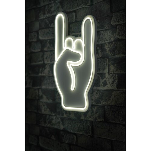 Wallity Dekorativna plastična LED rasveta Rock N Roll Sign White Slike