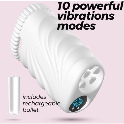Crushious NAUTILUS TRAINING MASTURBATOR WITH REMOVABLE BULLET Cene
