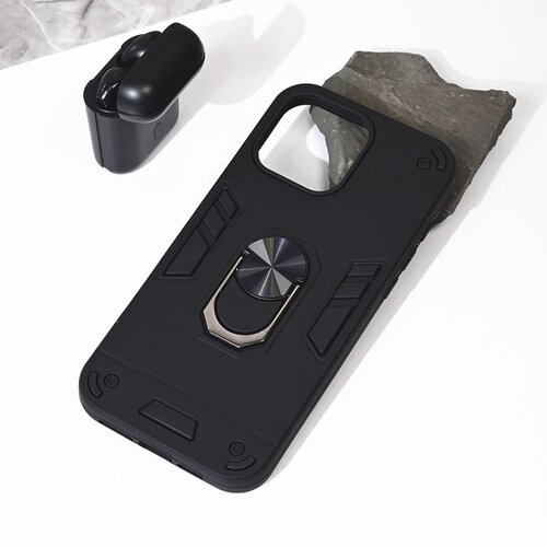 Torbica Hard Ring za iPhone 16 Pro Max 6.9 crna Slike