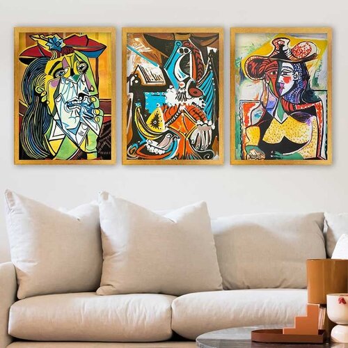 Wallity Set uramljenih slika 3AC_UNPP09, 3 Dela Cene