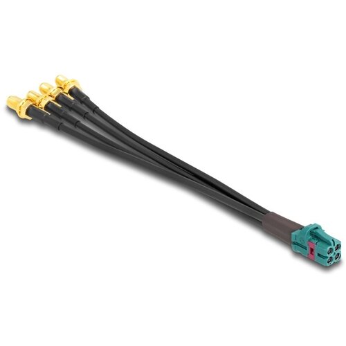 Delock Cable Mini FAKRA Z jack quad to 4 x SMA jack A-Type Premium Slike