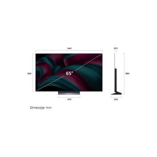 LG OLED65C51LA evo AI C5 65 inčni 4K Smart TV, 2025 OLED65C51LA.AEU Slike