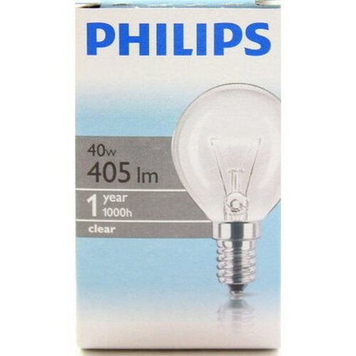 Philips standardna sijalica 40W E14 230V P45 CL 1CT/10X10F Slike