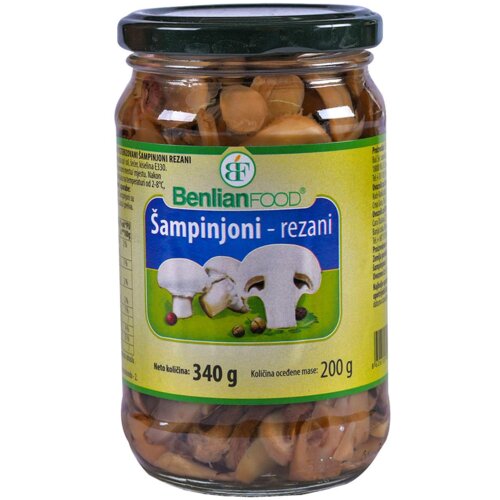 Benlian Food Šampinjoni BENLIAN rezani 340g Cene