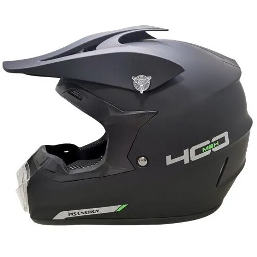  MS ENERGY motoristična čelada MSH-400, L, 58-61cm, črna Cene