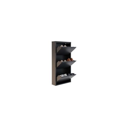Hanah home ormar za cipele 3 piece metal anthracite Slike