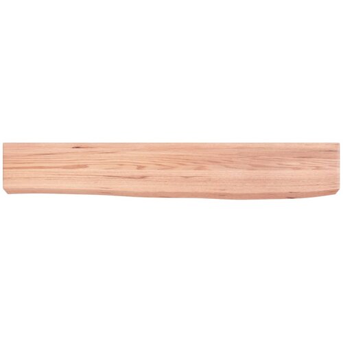  Zidna polica svjetlosmeđa 60 x 10 x 6 cm od obrađene hrastovine Slike