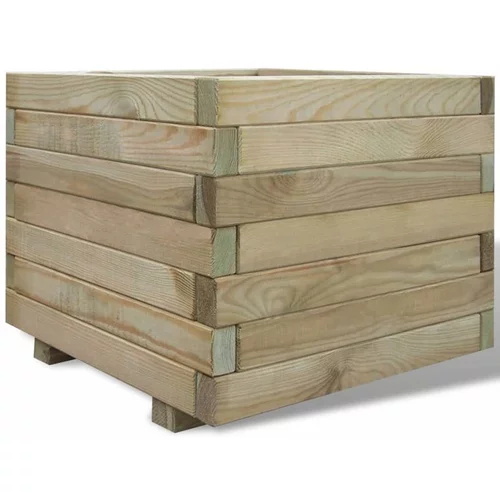  Visoka greda 50x50x40 cm lesena kvadratna