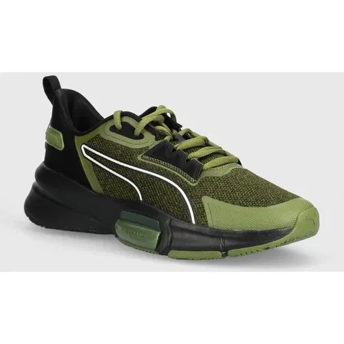 Puma Superge za trening PWRFrame TR 3 Neo zelena barva, 379627