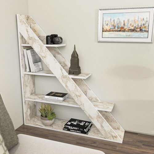 Hanah home Polica 120x131,8x25cm Bijela Cijene