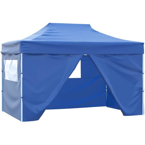  Sklopivi Pop-up &Scaron;ator sa 4 Panela 3x4,5 m Plavi Cijene