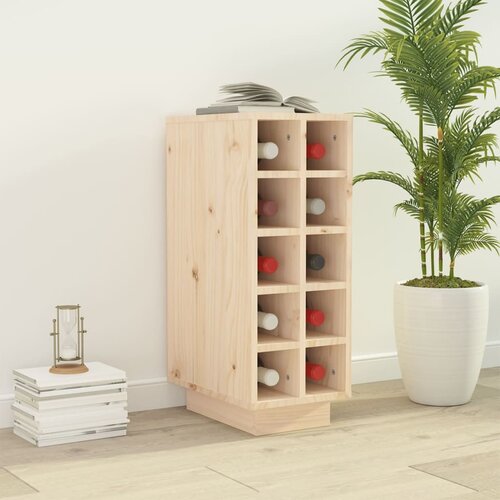 vidaXL Ormarić za vino 23 x 34 x 61 cm od masivne borovine Cijene