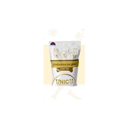 Unico 5SV unico juneća kobasica za pse 200g Slike