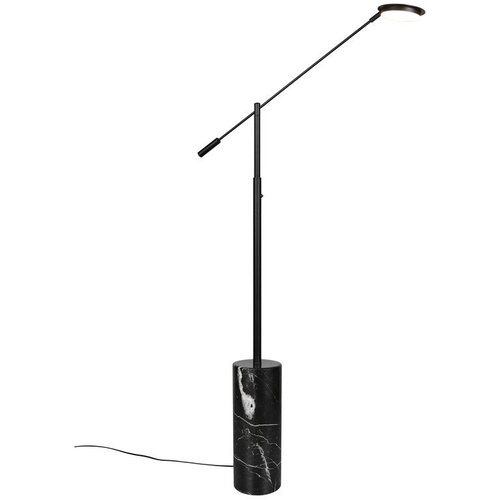 Trio Select Črna LED stoječa svetilka (vi&amp;scaron;ina 145 cm) Fiore &amp;ndash; Slike