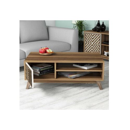 Hanah home Sto za kafu Inci Walnut Cream Cene