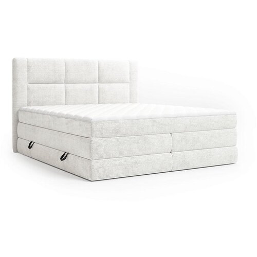 Esposa BOXSPRING POSTELJA 160 cm x 200 cm , tekstil krem barve, bela Slike