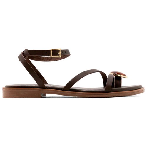 Oh My Sandals Sandali &amp;amp; Odprti čevlji NATIKAČI 5855 Kostanjeva Slike