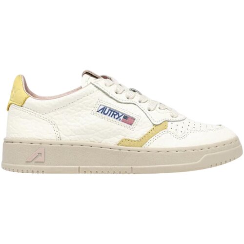 Autry Nizke superge Medalist Low White Lemon Silk (Women's) Bela Cene